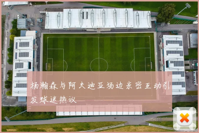 杨瀚森与阿夫迪亚场边亲密互动引发球迷热议